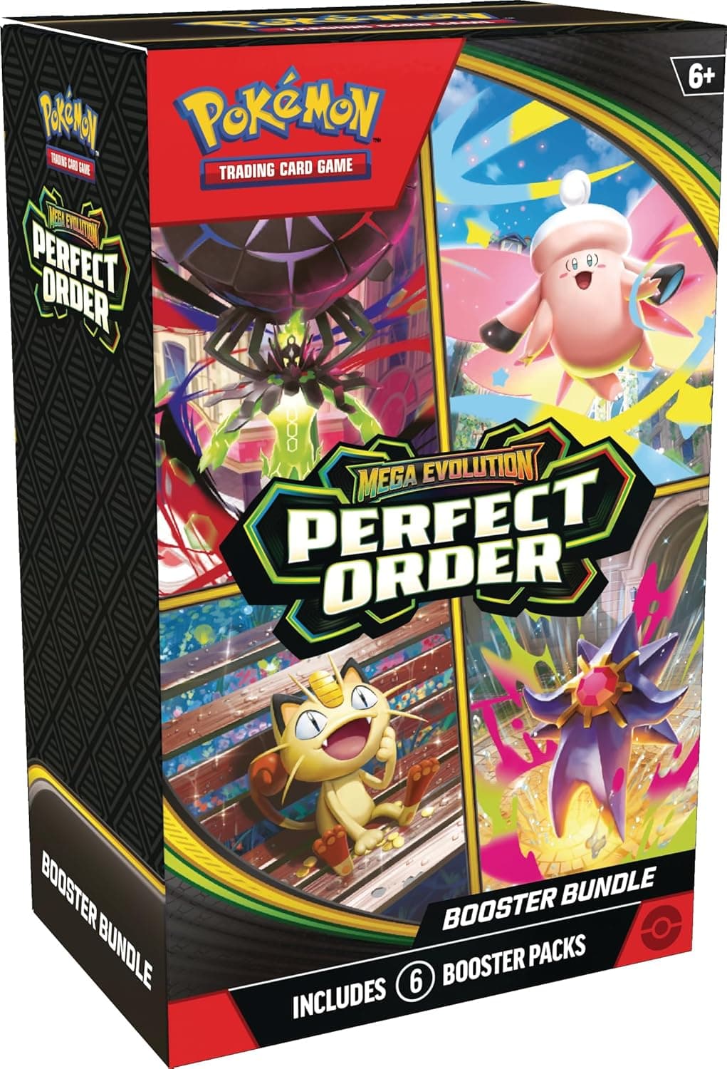 Pokémon TCG: Mega Evolution-Perfect Order Booster Bundle (6 Packs) - INGLÉS